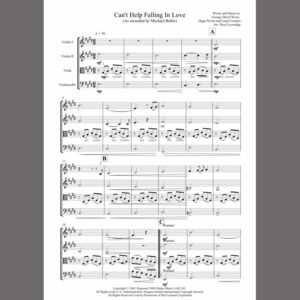 Michael Buble - String Quartet Sheet Music